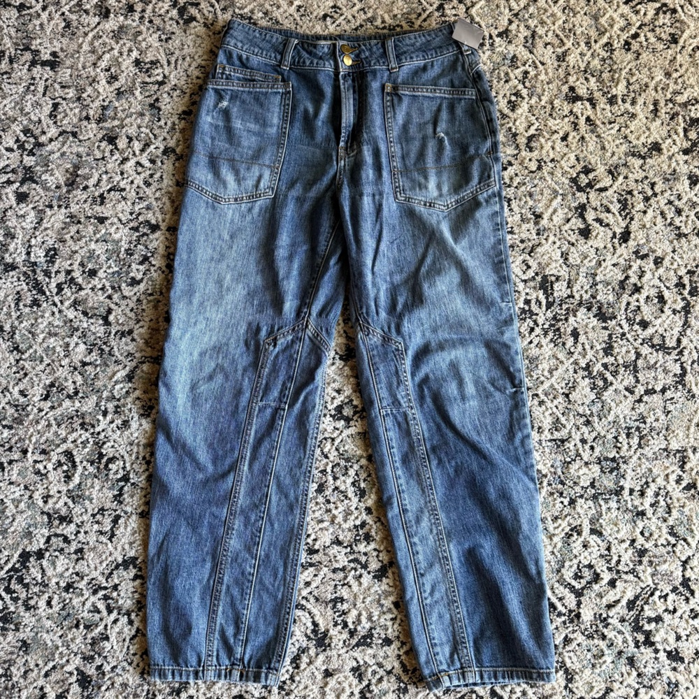 Pilcro Wanderer Mid Rise Relaxed Jeans 28